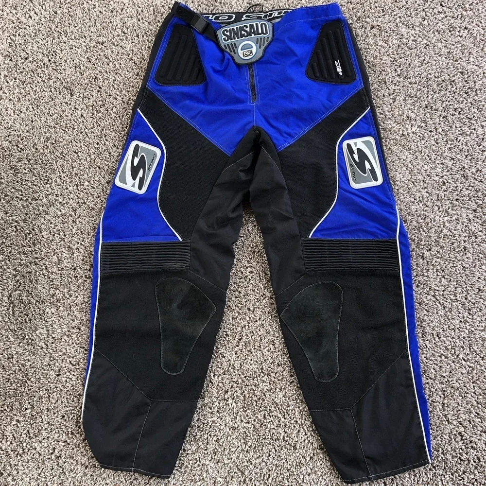 Vintage Sinisalo Pants Mens 38 Racing Worldwide Motocross Biker Y2K Finland Made